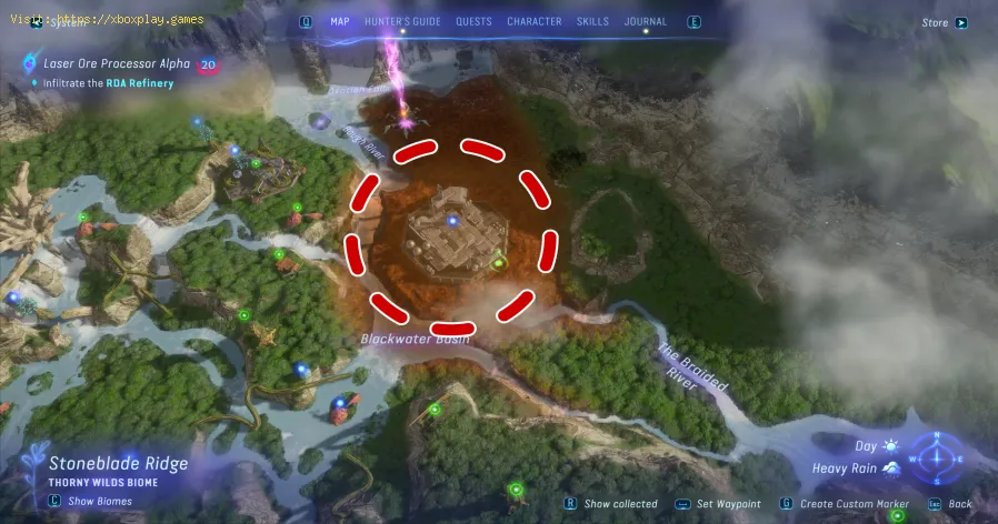 Laser Ore Processor Alpha to Search for Sarentu in Avatar 2