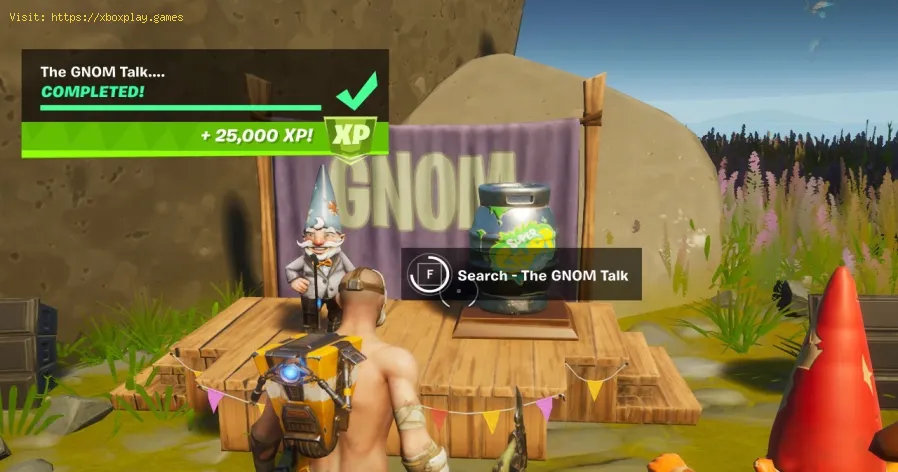 Fortnite: How to complete Gnom Talk Secret Challenge