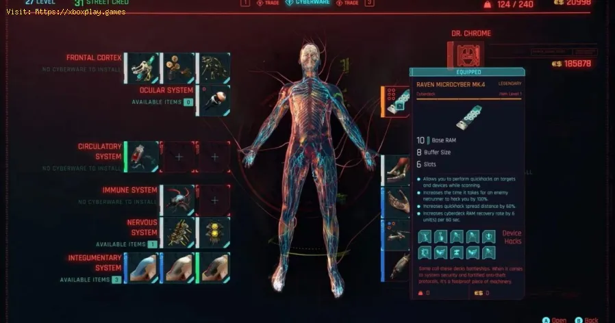 Cyberpunk 2077: How to Get Epic Fortified Ankles