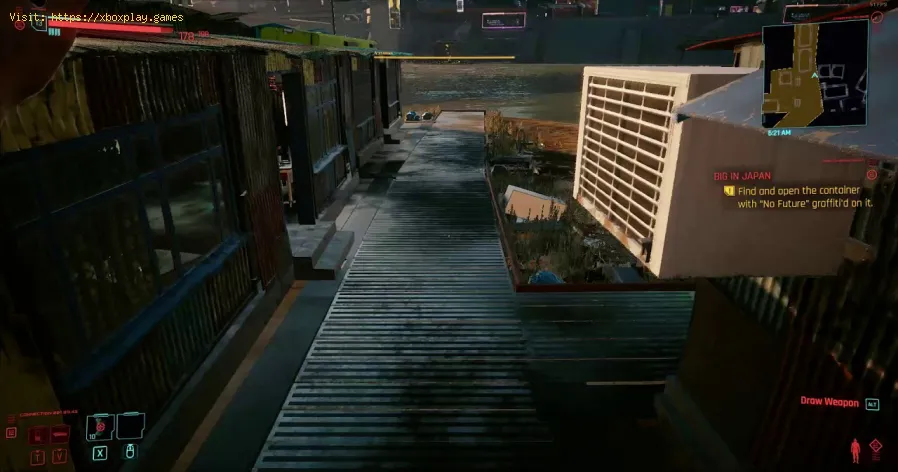 Cyberpunk 2077: Cómo encontrar un contenedor sin Graffiti futuro