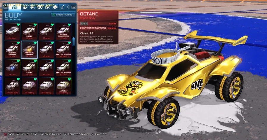 Rocket League: Wie bekomme ich den Cobra Kai Aufkleber?