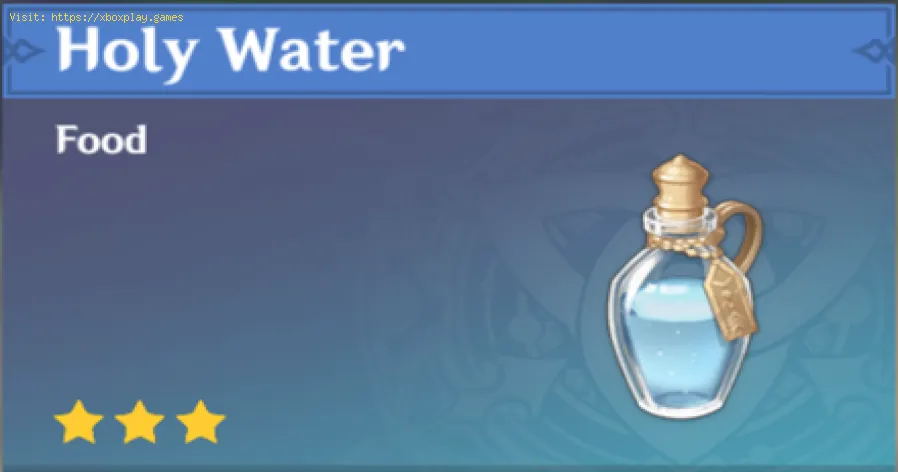 Genshin Impact: dónde encontrar agua bendita