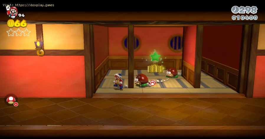 SM3DWorld + Bowser's Fury: onde encontrar estrelas verdes e esta