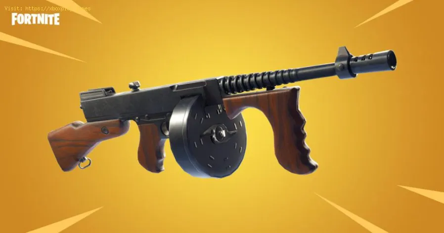 Pistola-metralhadora Fortnite reapareceu