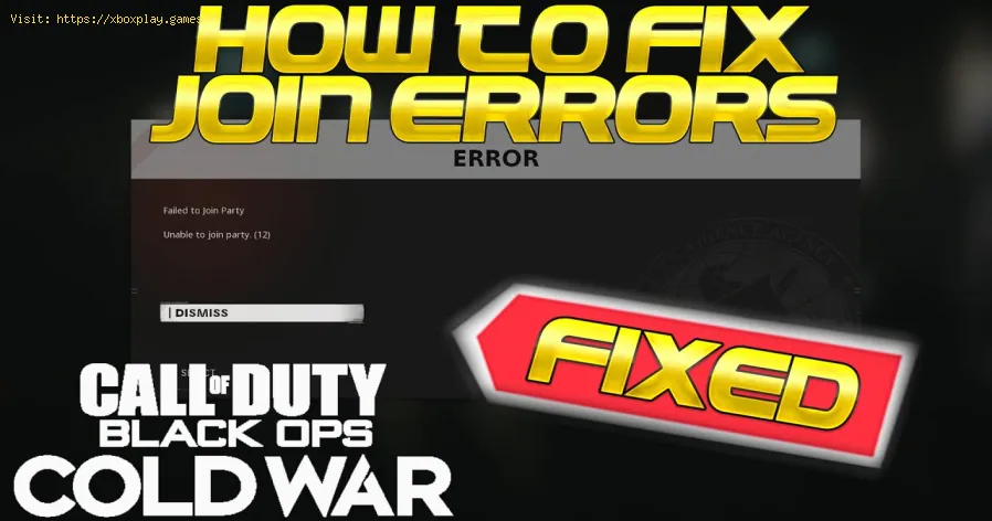 Black Ops Cold War: Como consertar nem todos na festa têm um erro 