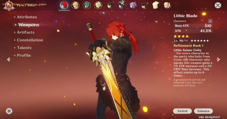 Genshin Impact: come ottenere il foglio litico