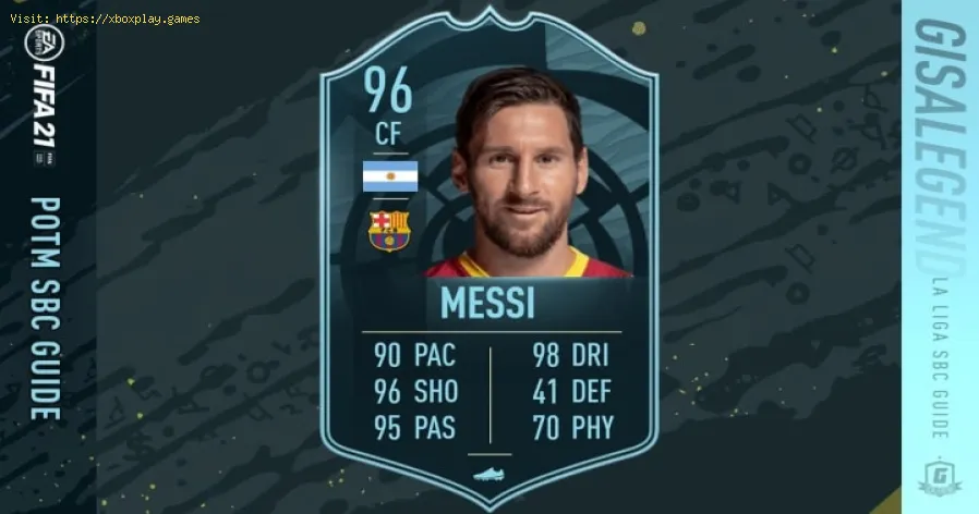 FIFA 21: So vervollständigen Sie POTM Lionel Messi SBC