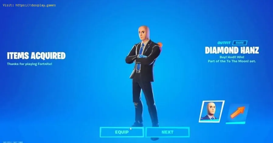 Fortnite: Wie bekomme ich die Skin Stonks Diamond Hanz?