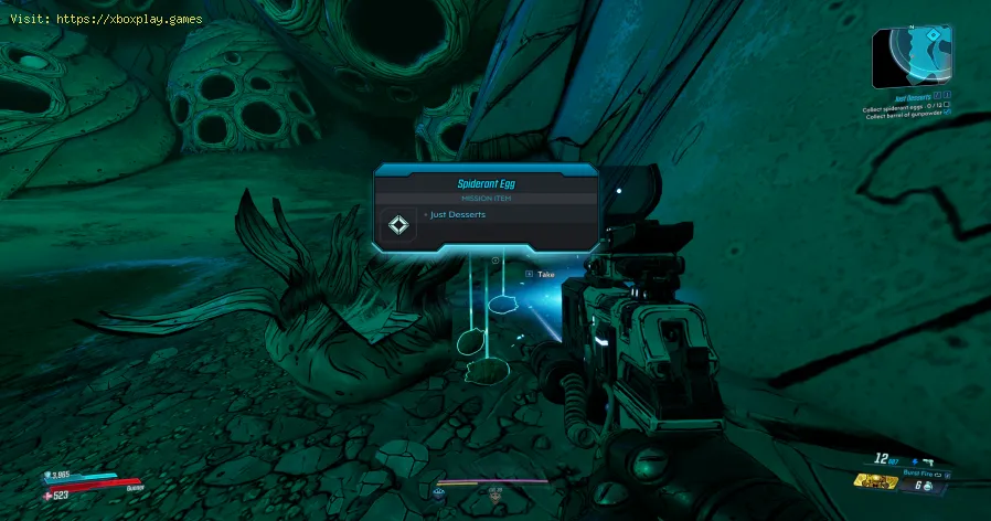 Borderlands 3: Wie man Spinneneier bekommt