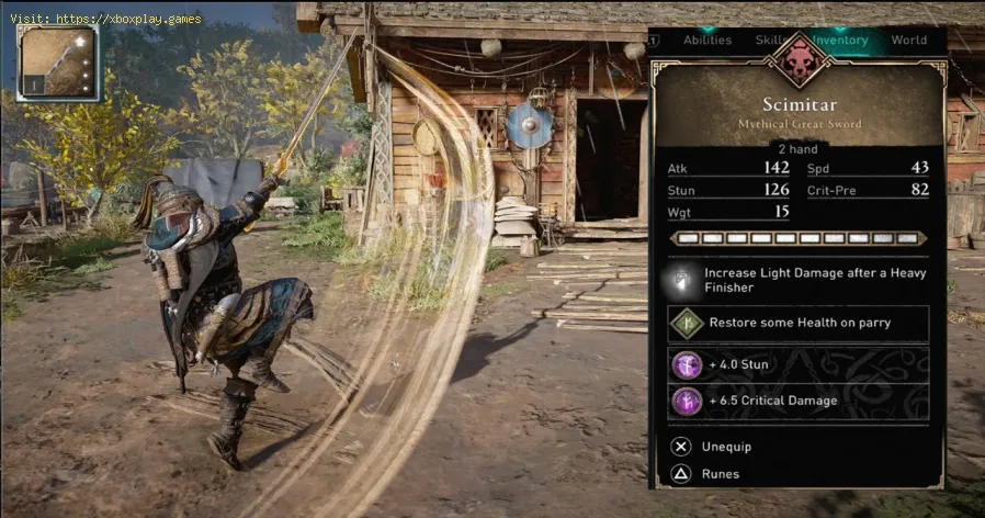 Assassin's Creed Valhalla: Como obter uma cimitarra