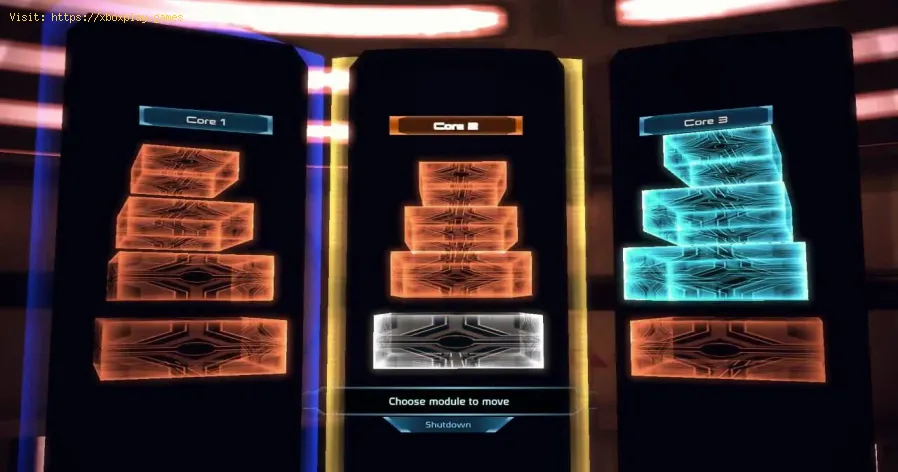 Mass Effect : Solve Memory Core Puzzle in Mass Effect 1