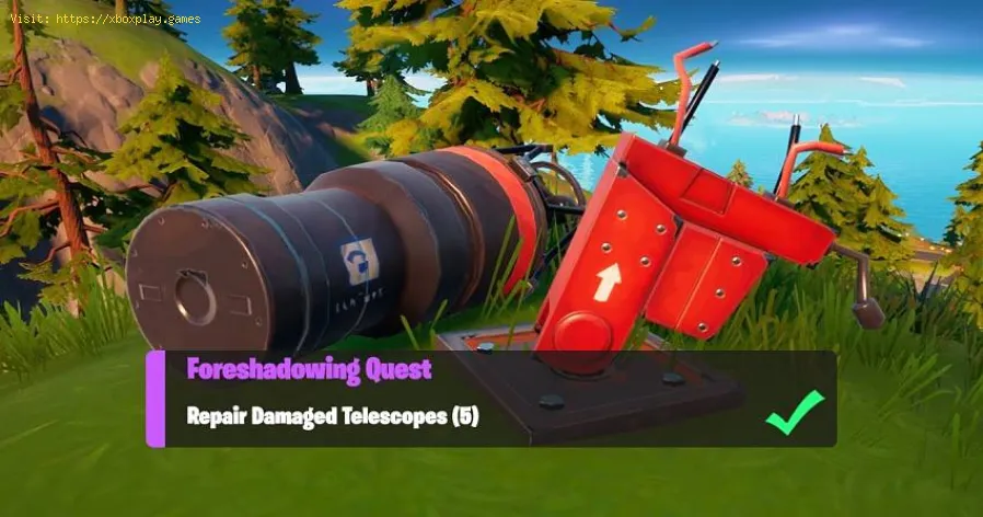 Fortnite: Where to repair damaged telescopes in Chapter 2 Season 6