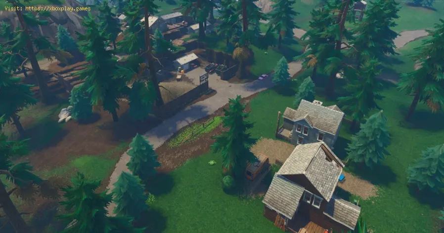 Fortnite Fortbyte 65 Location: the basement budget movie set