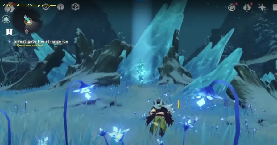 Genshin Impact: Como investigar gelo estranho