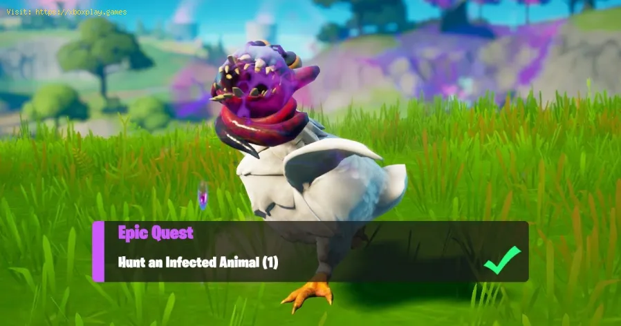Fortnite: Como caçar um animal infectado