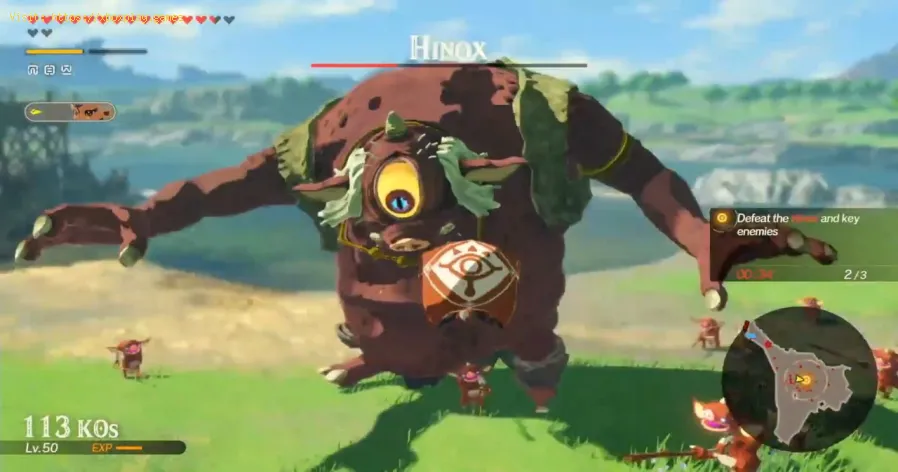 Hyrule Warriors Age of Calamity: Cómo obtener los trofeos de Hinox