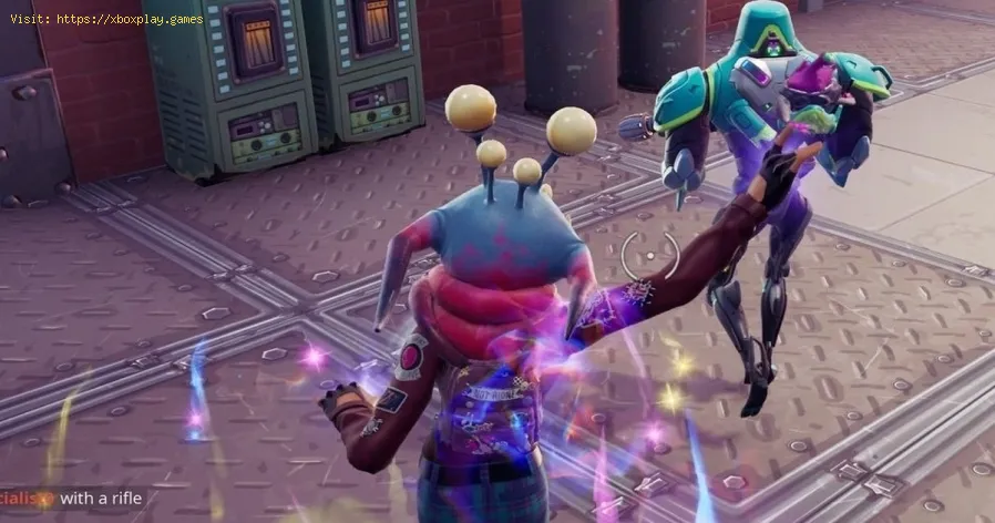 Fortnite: sich einem außerirdischen Parasiten infiziert