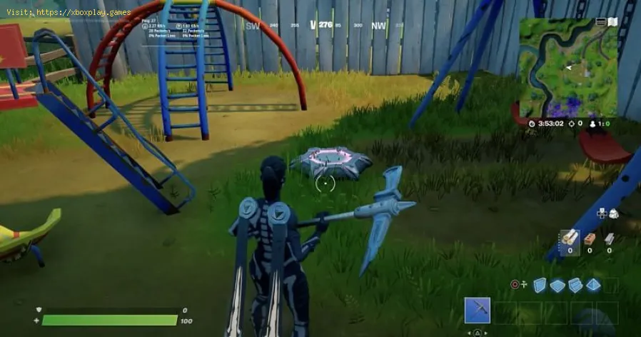 Fortnite: Alien-Hologramm-Pad bei Risky Reels oder im Büro 