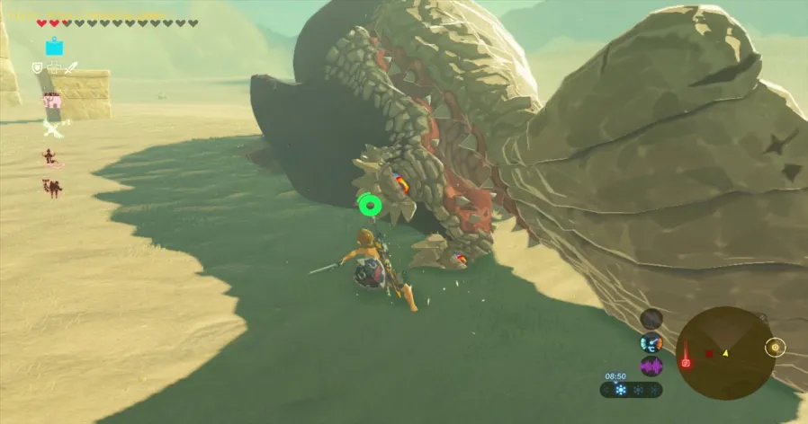 Legende von Zelda Atem der Wildnis: Wie man Chef Molduga schlägt