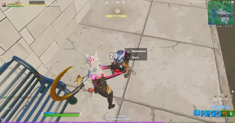 Fortnite: come subire danni in mischia