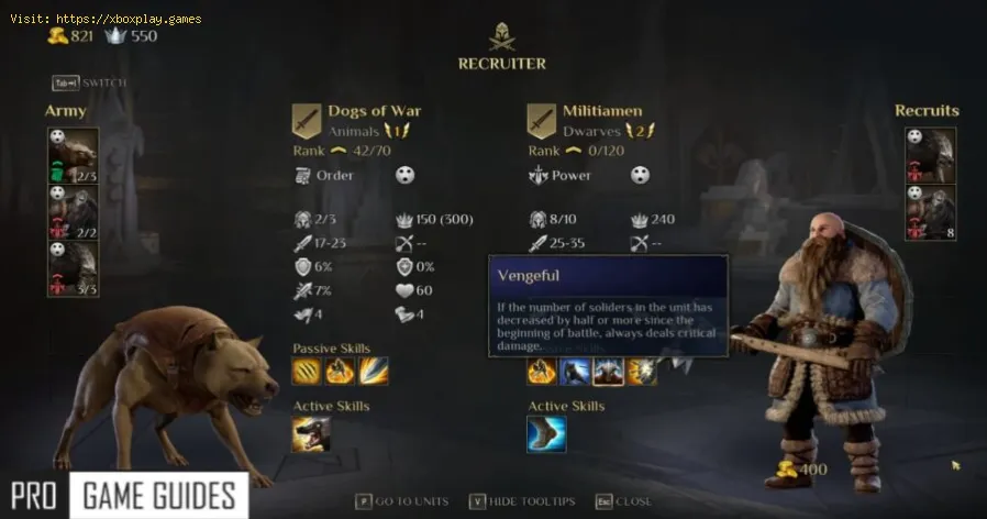 King's Bounty 2: come contrarre le unità