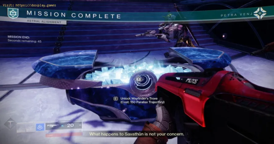 Destiny 2: tesouros dWayfinder durante as ofensivas de alinhament