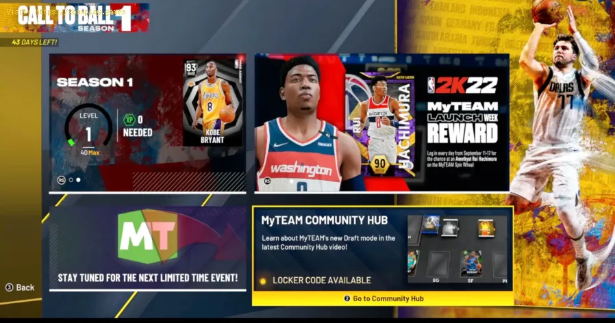 NBA 2K22 : Comment saisir les codes de la billetterie