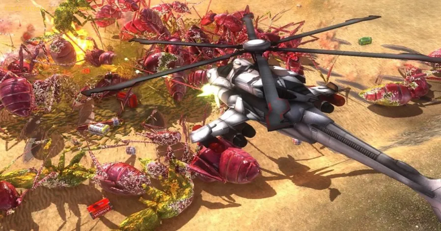 Earth Defense Force 5: Come pilotare un elicottero 