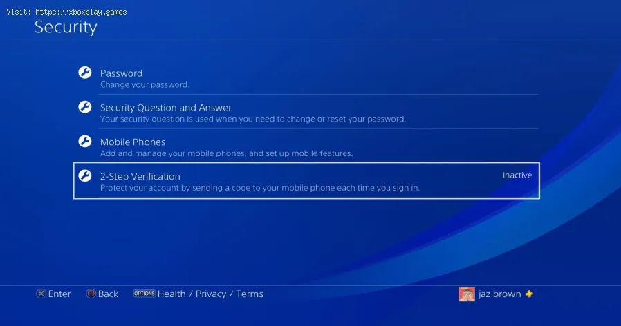 PS5: come abilitare l'autenticazione a due fattori