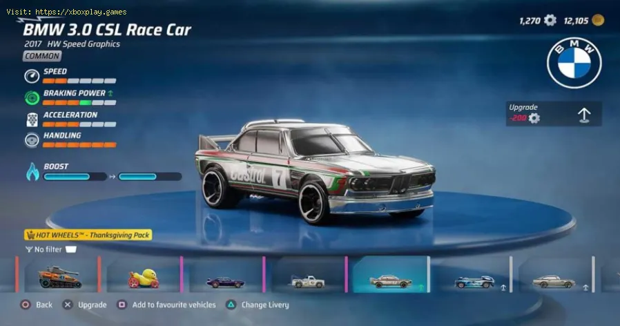 Hot Wheels Unleashed: Como obter o BMW 3.0 CSL