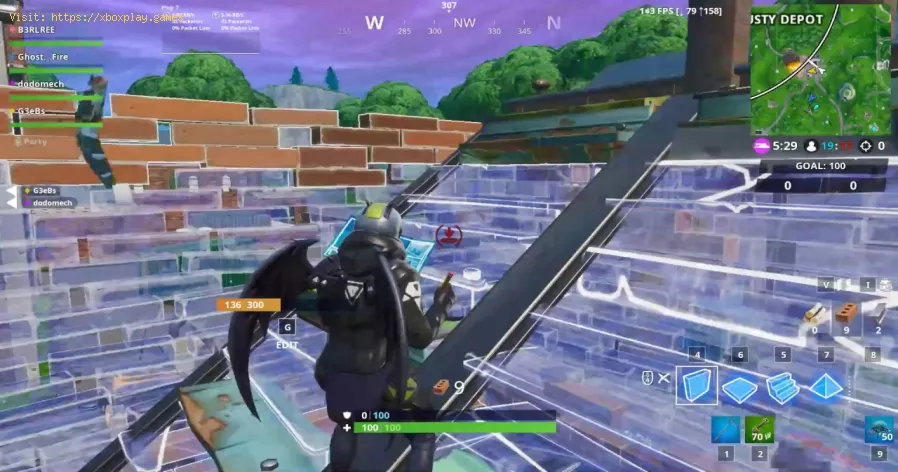 Fortnite : costruisci strutture con la tuta X-Lord