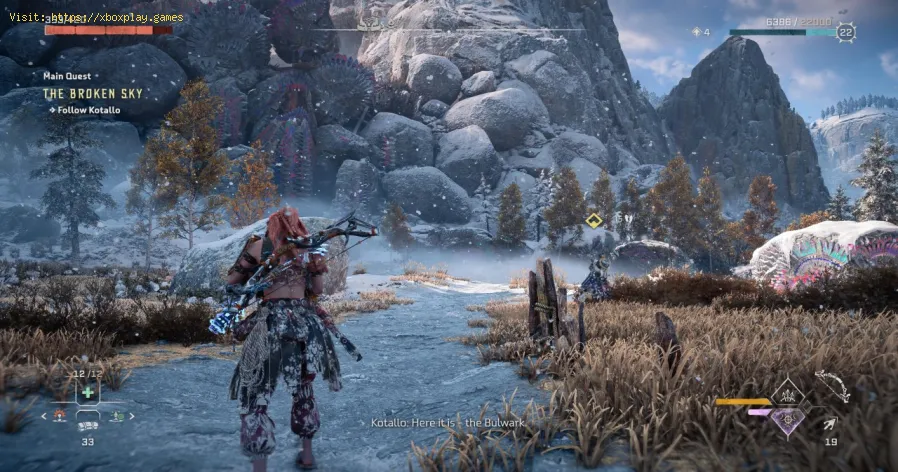 Horizon Forbidden West: So scannen Sie das Bollwerk