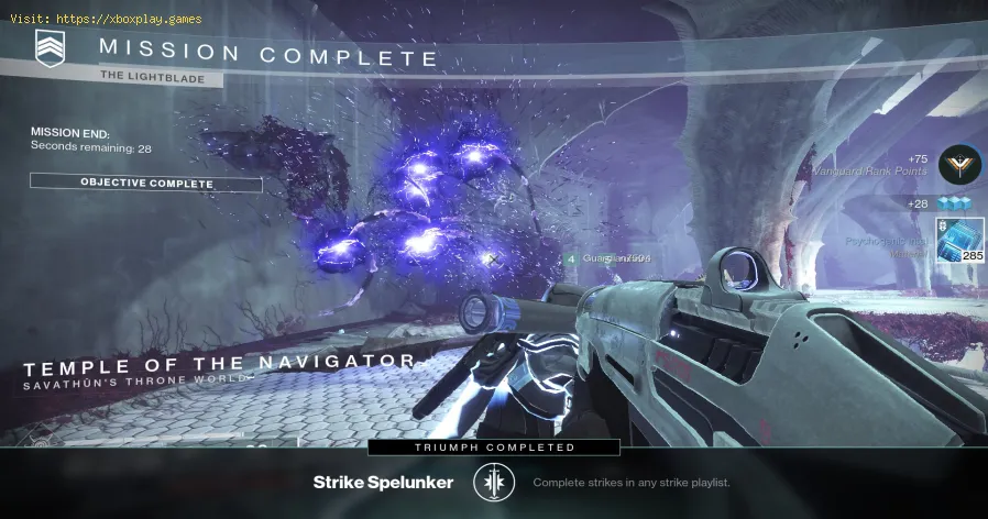 Destiny 2 : Obtention d'une information psychogène