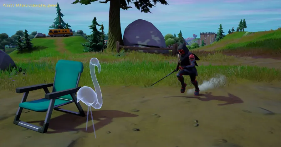 Fortnite: Como decorar com enfeites de gramado Flamingo