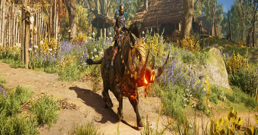 Assassin's Creed Valhalla: Onde Gullinbursti Boar Mount em Dawn o