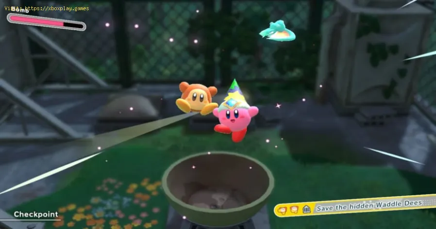 Kirby : Wo man alle versteckten Waddle Dees auf einem Ausf