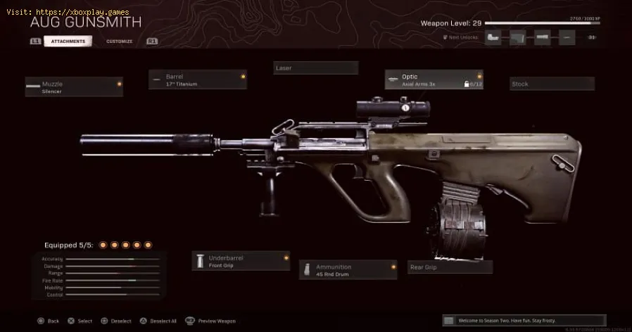 Warzone Pacific: O melhor loadout AUG para a segunda temporada