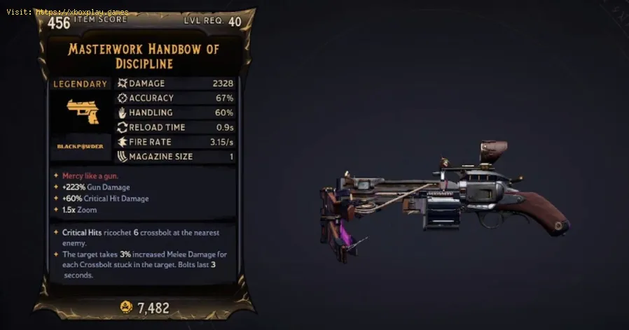 Tiny Tina’s Wonderlands: How to get the Masterwork Handbow