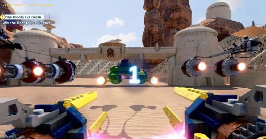 LEGO Star Wars Skywalker : obtener el primer lugar en la carrera de po