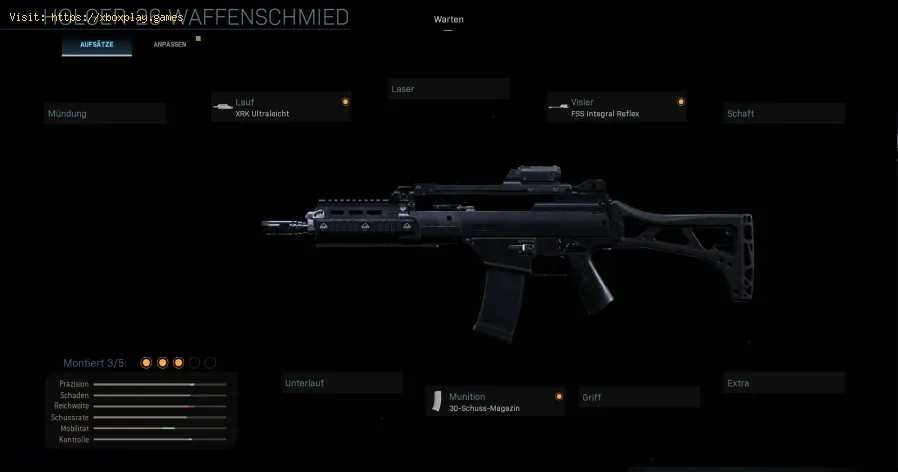 Call of Duty Warzone : Comment fabriquer le Modern Warfare G36C