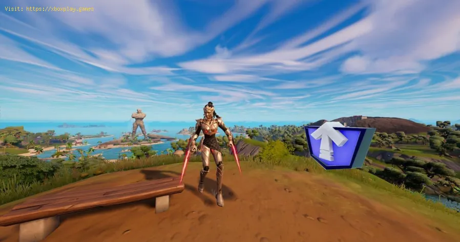 Fortnite : le jeton de niveau supérieur au nord-ouest