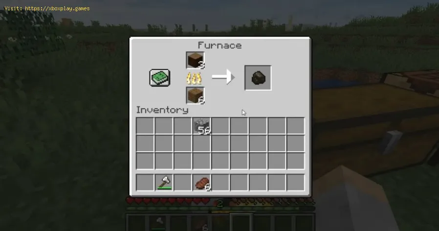 Minecraft : Comment faire du charbon de bois