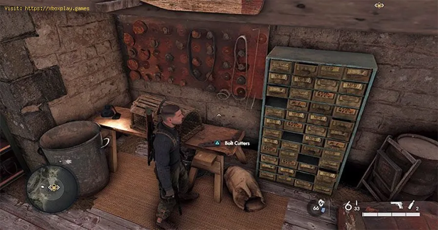 Sniper Elite 5: Verwendung von Bolzenschneidern