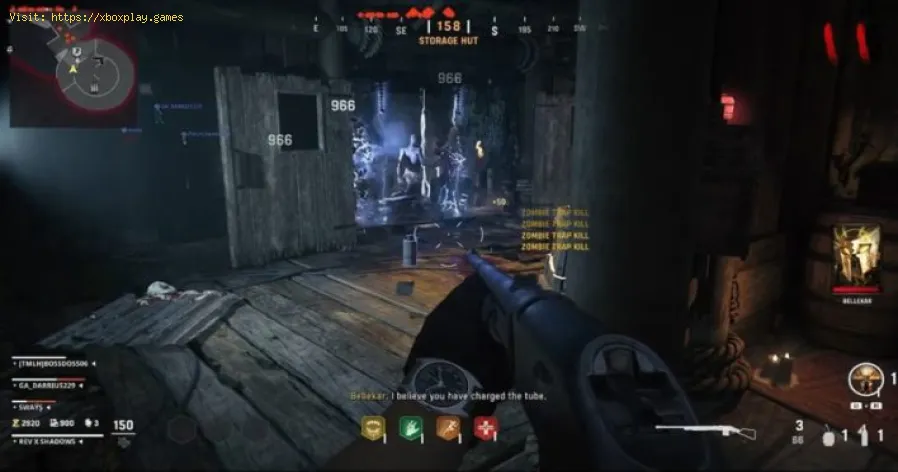 Vanguard Zombies: craft the Wunderwaffe DG-2 in Shi No Numa