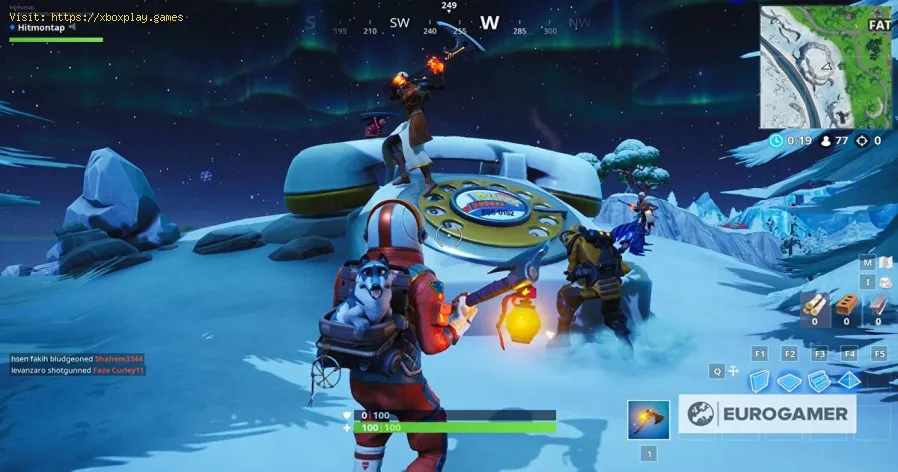 Fortnite: la reliquia di Durr Burger nel tempio e nelle rovine