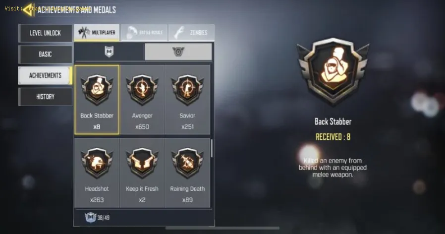 Call of Duty Mobile: So entsperren Sie die Backstabber-Medaille