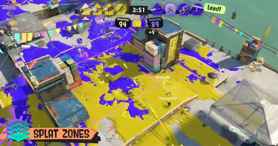 Comment jouer aux zones splat dans Splatoon 3