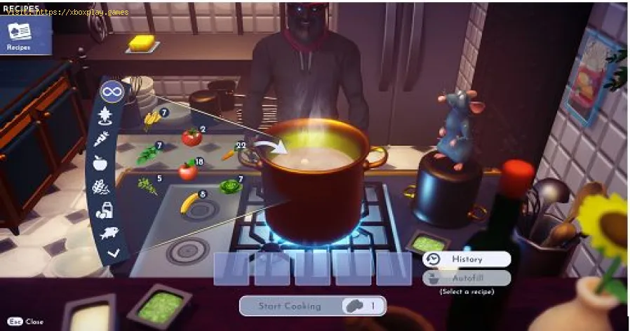 Come cucinare il sushi in Disney Dreamlight Valley
