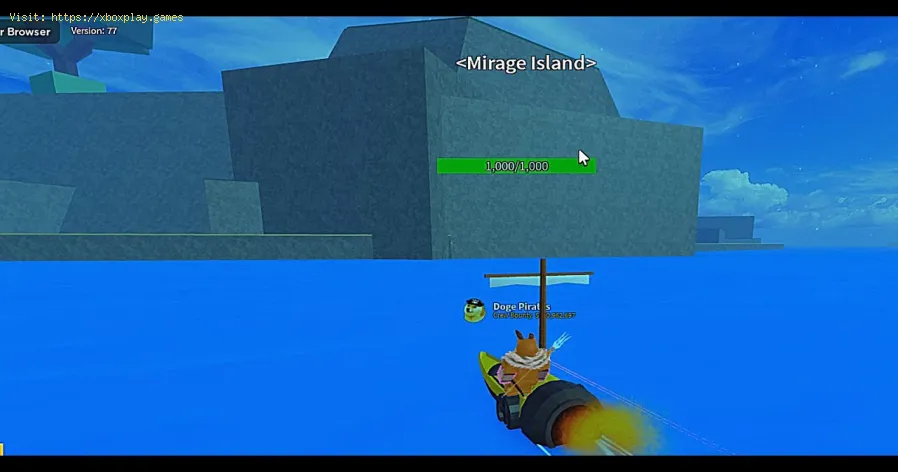 Where to Find Mirage Island in Blox Fruits