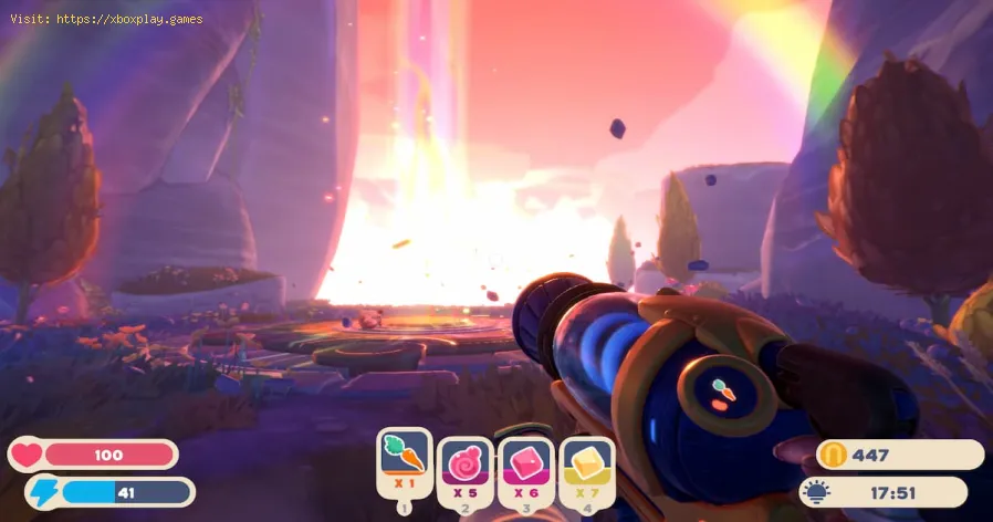 Onde encontrar o vale das brasas em Slime Rancher 2